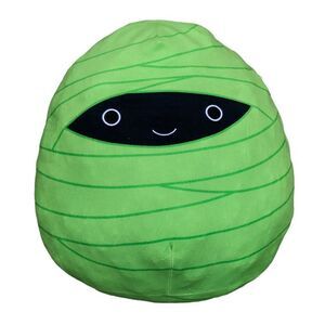 RARE Squishmallows Major the 16" Green Halloween Mummy Stuffed Animal